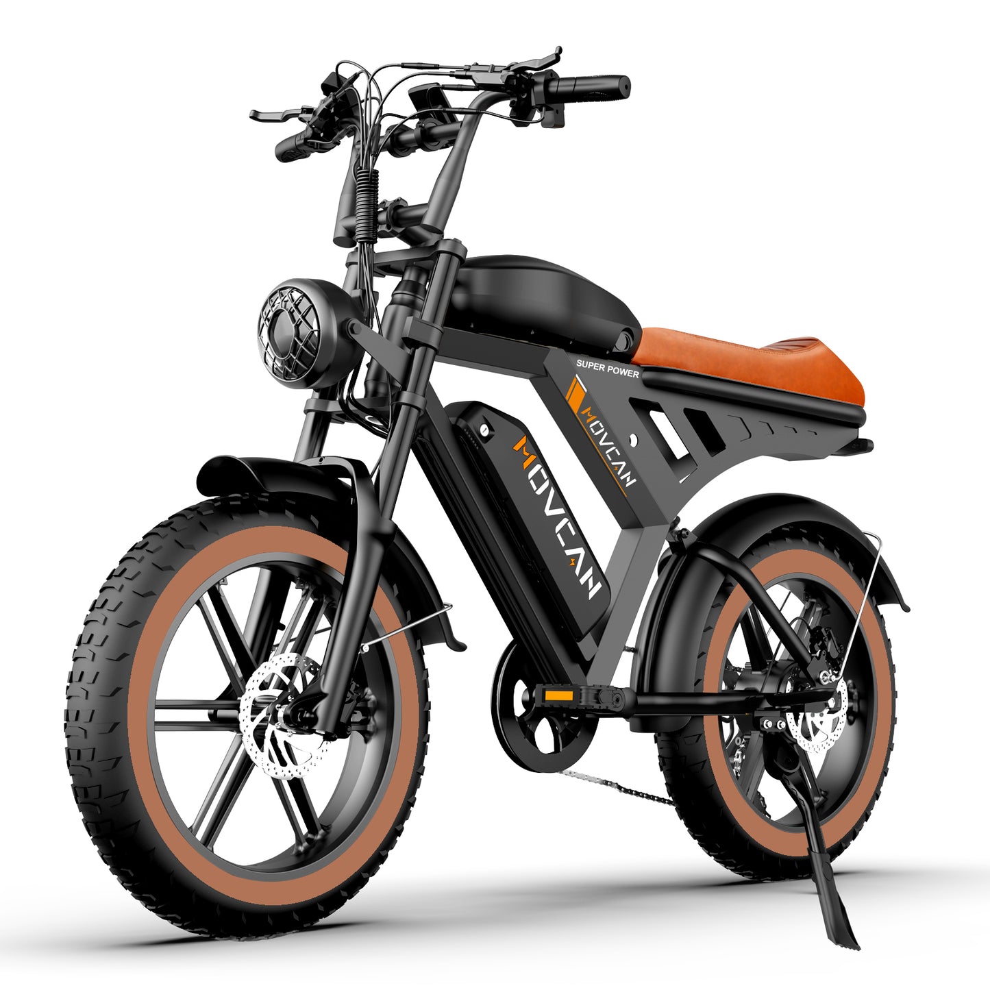 V30 MAX Fat Tire Electric Bike 1500W motor 48V 15.6AH*2 battery