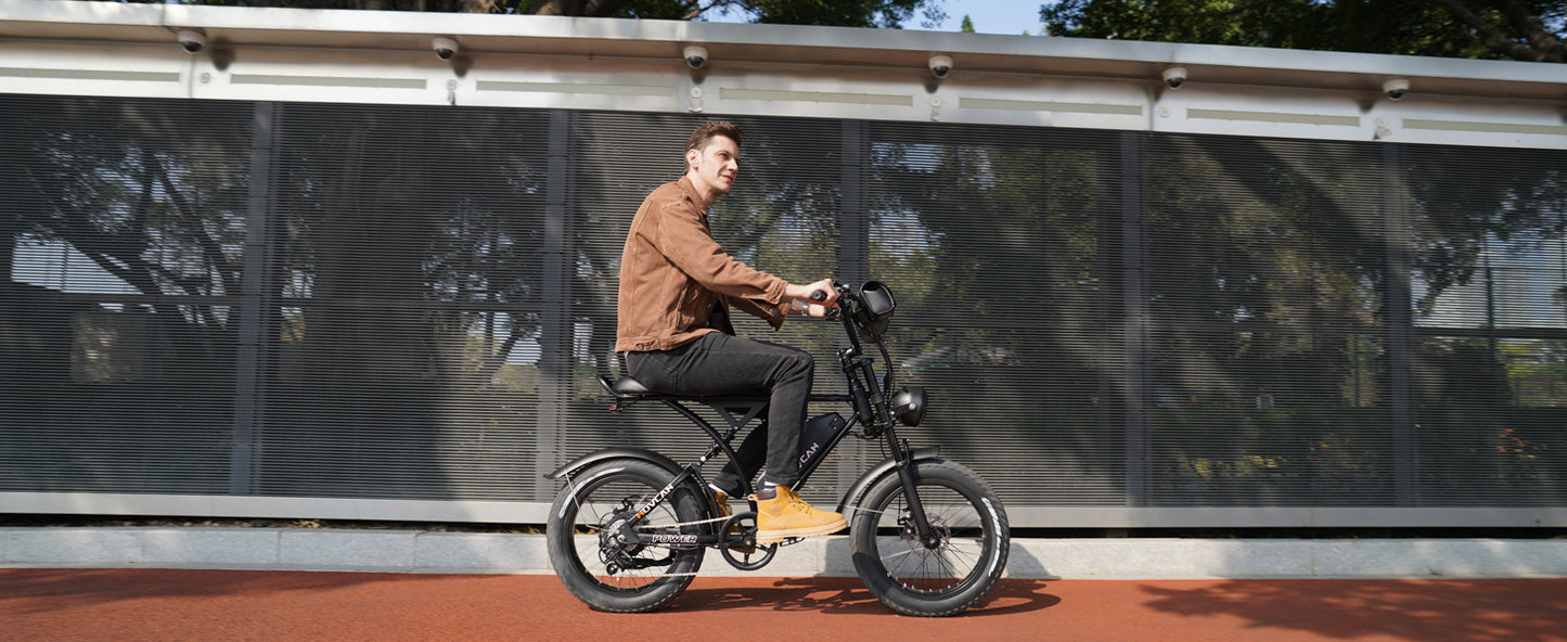 V60 PRO Fat Tire Electric Bike 1500W motor 48V 18.2AH battery