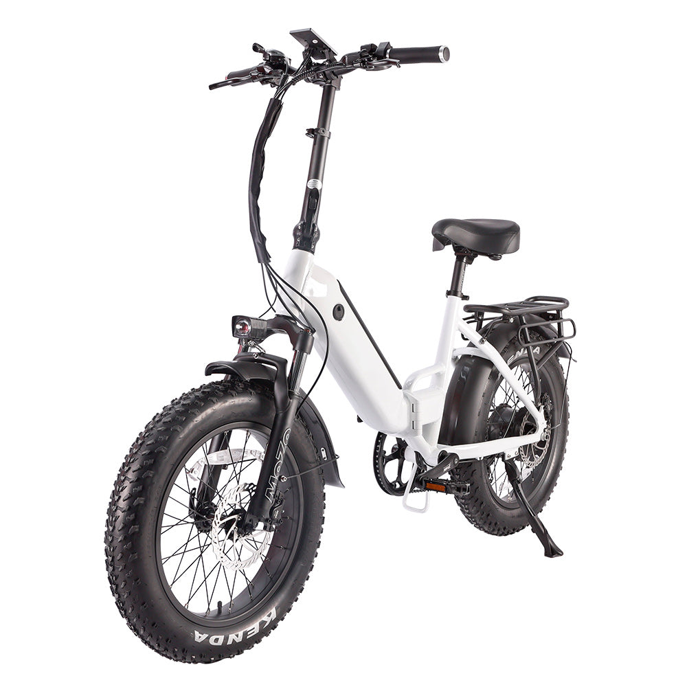 B57A Fat Tire Folding Electric Bike 750W Motor 48V 14Ah Battery