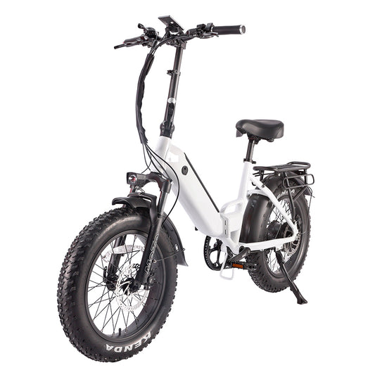 B57A Fat Tire Folding Electric Bike 750W Motor 48V 14Ah Battery