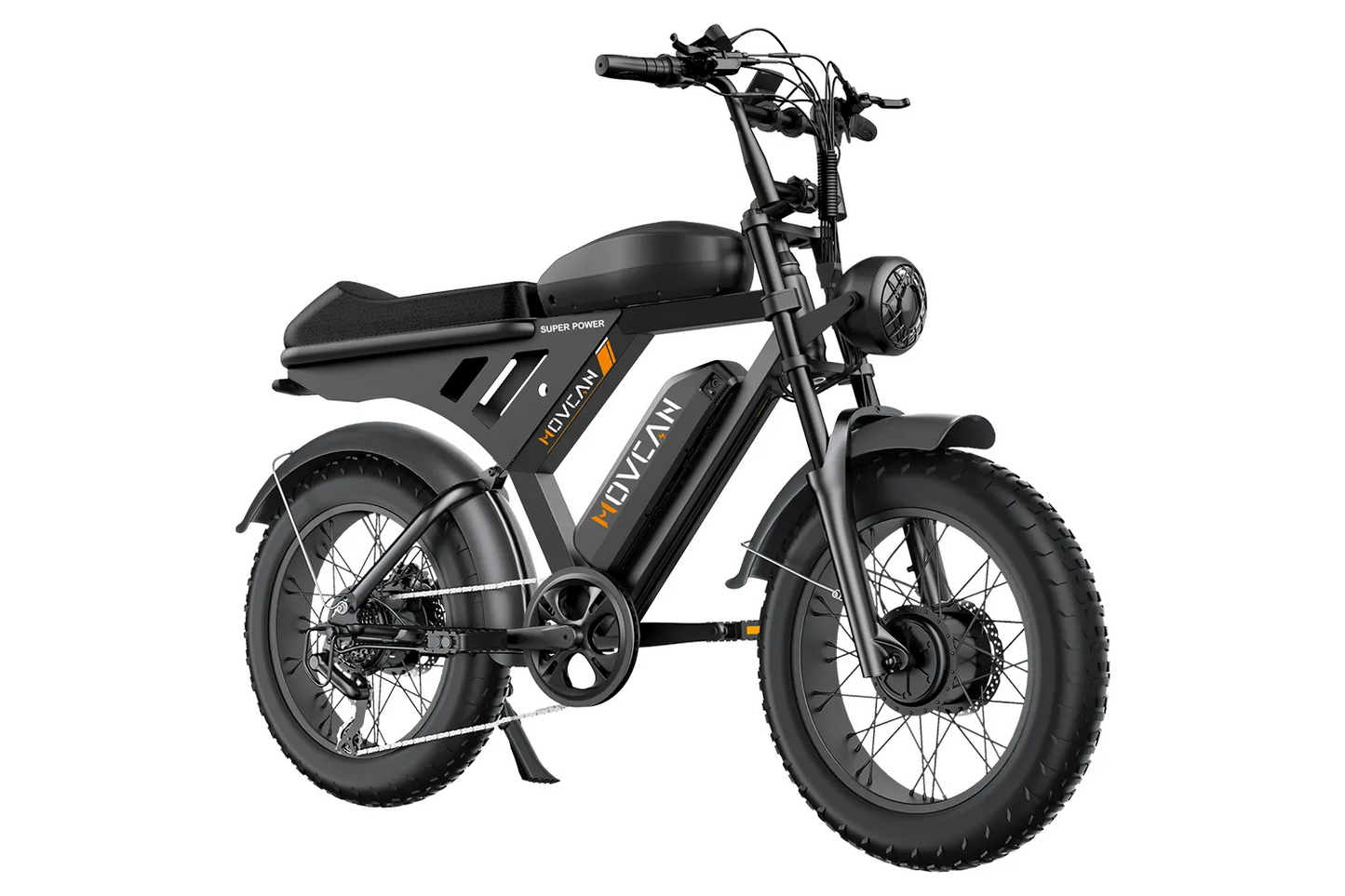 V30 PRO MAX Fat Tire Electric Bike 1000W motor 48V 15.6AH*2 battery