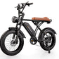 V60 Fat Tire Electric Bike 1000W motor 48V 15.6AH battery