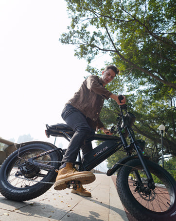 V60 Fat Tire Electric Bike 1000W motor 48V 15.6AH battery
