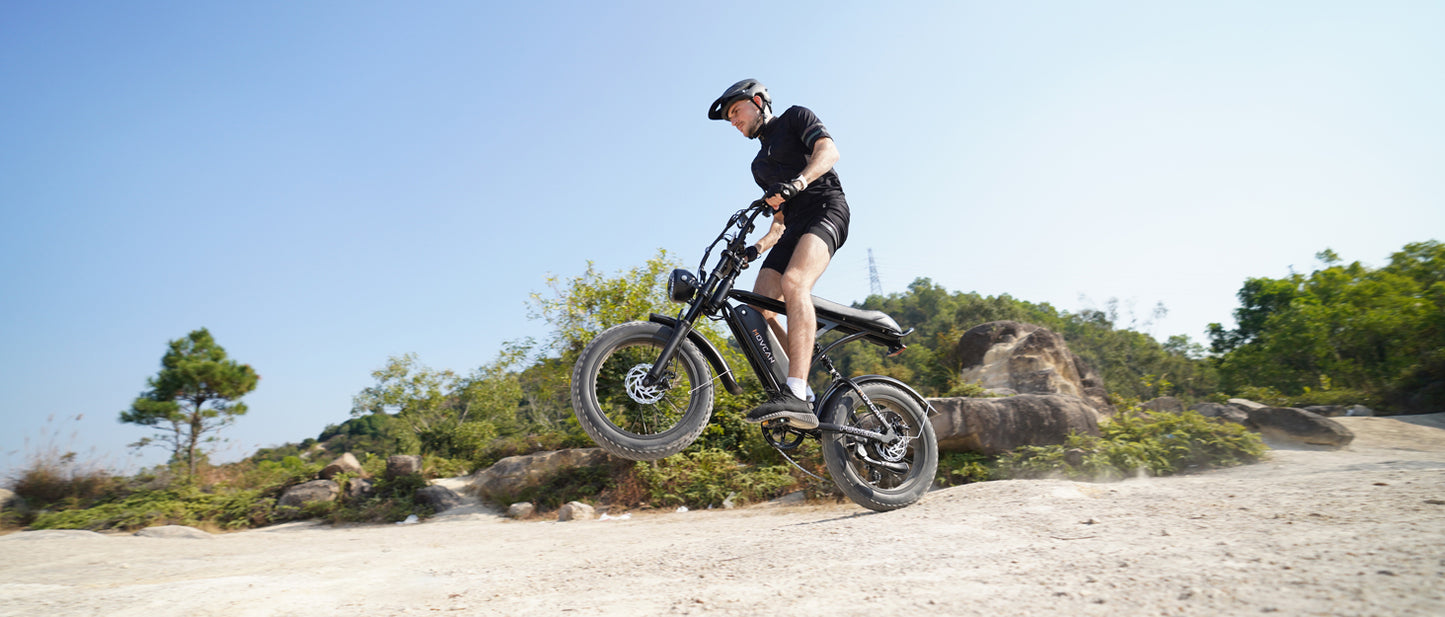 V60 Fat Tire Electric Bike 1000W motor 48V 15.6AH battery