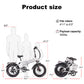 B20AX Fat Tire Folding Electric Bike 750W Motor 48V 13Ah Battery