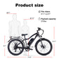B28D Fat Tire Electric Bike 750W Motor 48V 15.6Ah Battery
