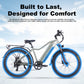 B52 Fat Tire Electric Bike 750W Motor 48V 15.6Ah Battery