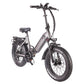 B57A Fat Tire Folding Electric Bike 750W Motor 48V 14Ah Battery