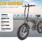 B20AX Fat Tire Folding Electric Bike 750W Motor 48V 13Ah Battery