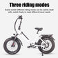B57A Fat Tire Folding Electric Bike 750W Motor 48V 14Ah Battery