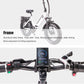B57A Fat Tire Folding Electric Bike 750W Motor 48V 14Ah Battery