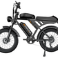 V30 PRO MAX Fat Tire Electric Bike 1000W motor 48V 15.6AH*2 battery