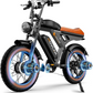 V30 PRO MAX Fat Tire Electric Bike 1000W motor 48V 15.6AH*2 battery